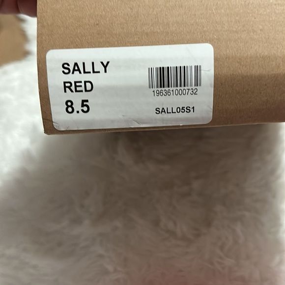 Steve Madden Sally red platforms 8.5 - Picture 7 of 9